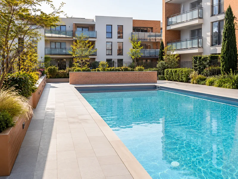 Piscine de résidence entretenue à Blagnac