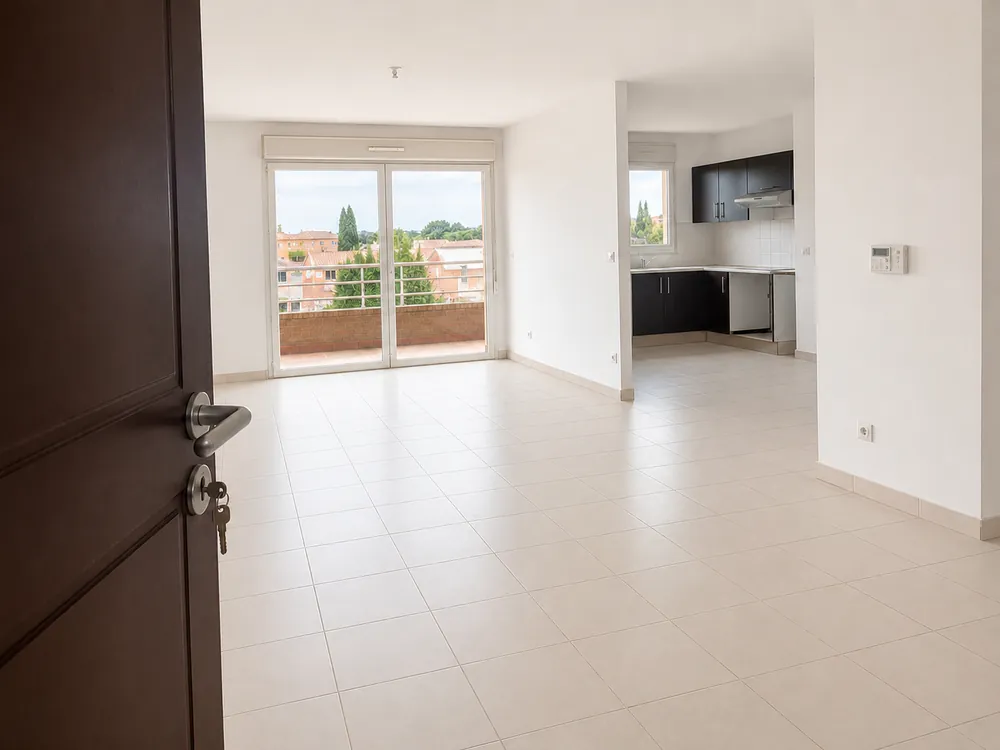Appartement propre après nettoyage avant une vente ou une location à Toulouse